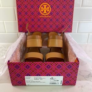 Tory Burch Selby Veg Leather Slingback Sandals